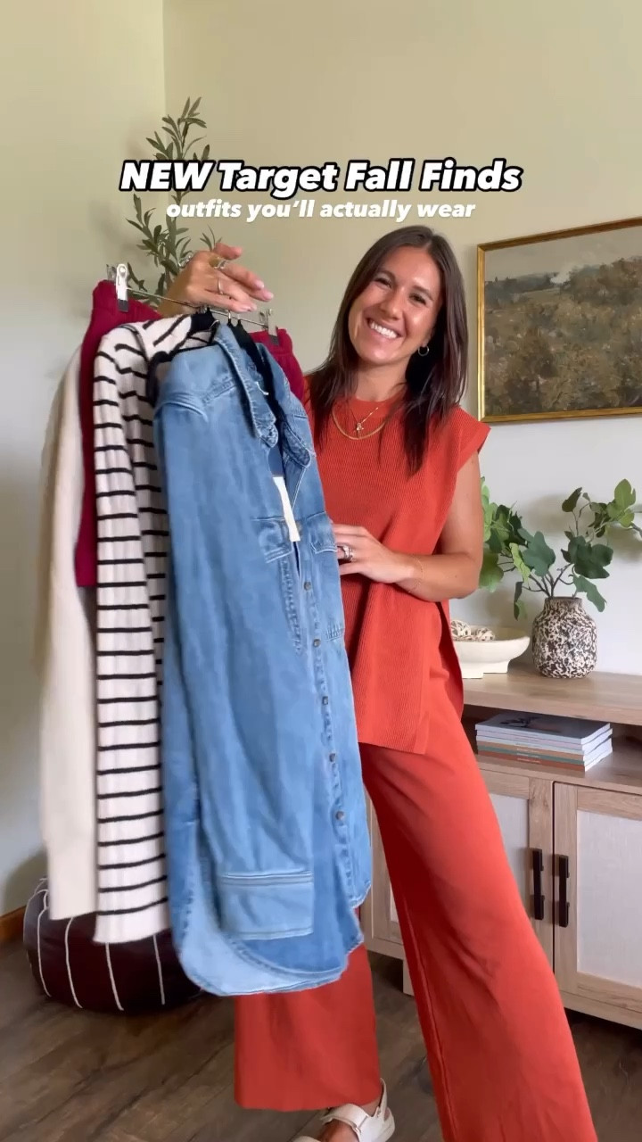NEW target fall finds!
Mostly non maternity and such cute pieces to mix & match for fall outfits 
Medium in oversized jean shirt
4 in maternity jeans 
large in striped cardigan
Large in zip-up hoodie
Medium in sweat shorts

Back to school
Target style
Target finds 
Fall outfit 
Bump style 
#ltkseasonal 

#LTKBump #LTKVideo #LTKFindsUnder50