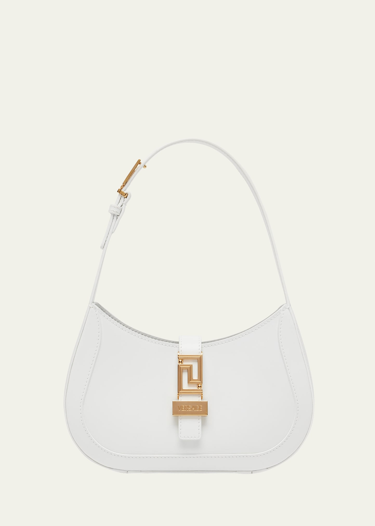 Greca Small Leather Hobo Bag | Bergdorf Goodman