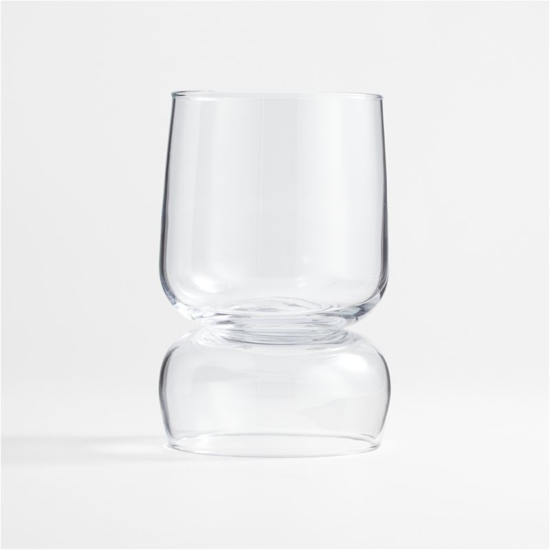 Glencoe Reversible Glass Hurricane Candle Holder 9" + Reviews | Crate & Barrel | Crate & Barrel