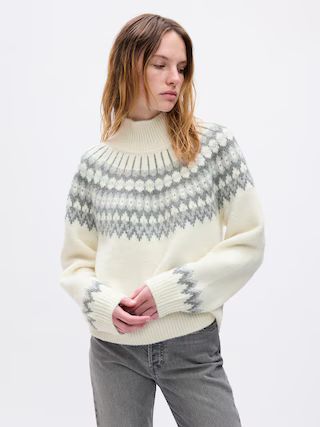 Fair Isle Mockneck Sweater | Gap (US)
