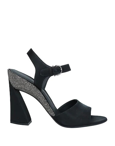 FERRAGAMO  | Black Women‘s Sandals  | YOOX | YOOX (US)