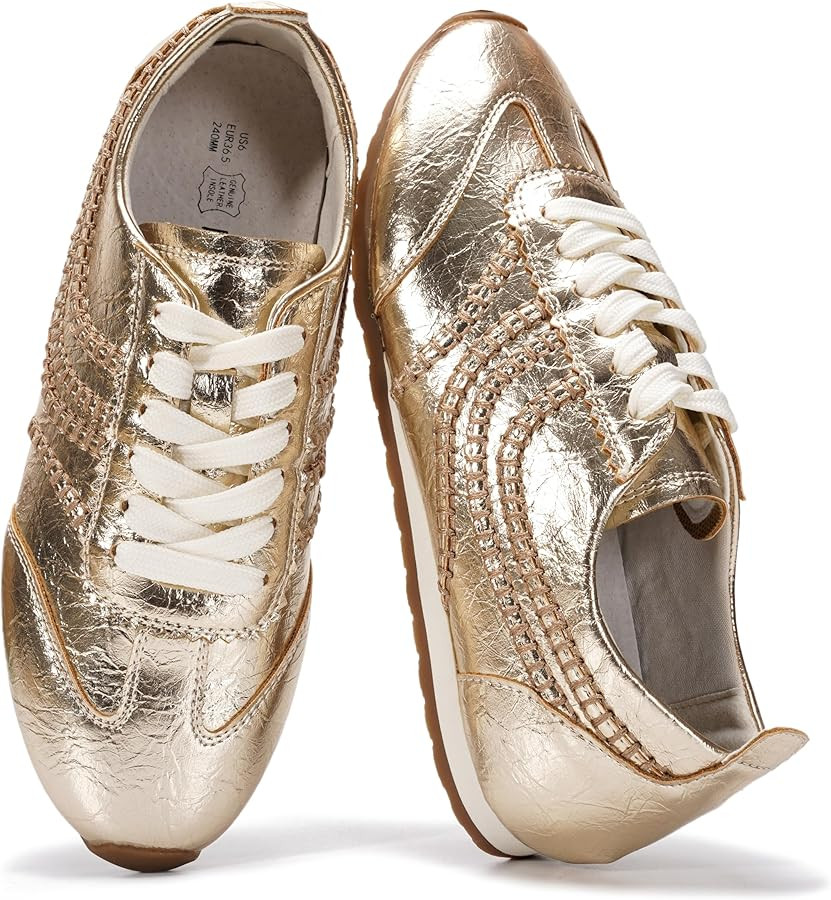 Project Cloud Leather Barefoot Shoes Women – Memory Foam Lace-Up Womens Sneakers – Lightweigh... | Amazon (US)