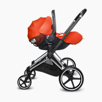 Cybex Mios with Rose Gold Frame - True Red | Babylist