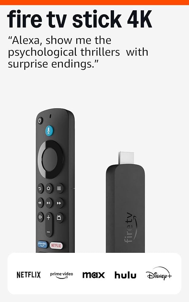 Amazon Fire TV Stick 4K (newest model) with AI-powered Fire TV Search, Wi-Fi 6, stream over 1.8 m... | Amazon (US)