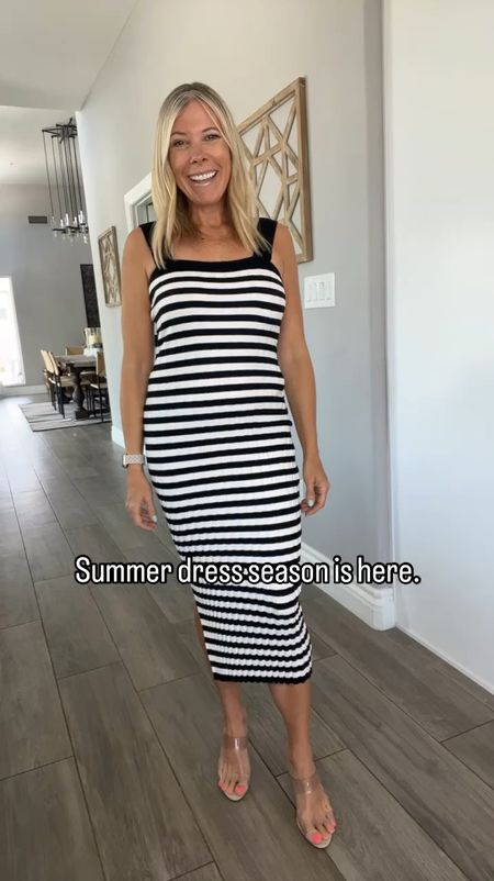 Summer dresses with Spanx. Size small striped dress and XS other dresses. Size small Spanx. Use code JENNYXSPANX for 10% off and free shipping  

#LTKSeasonal #LTKOver40 #LTKStyleTip