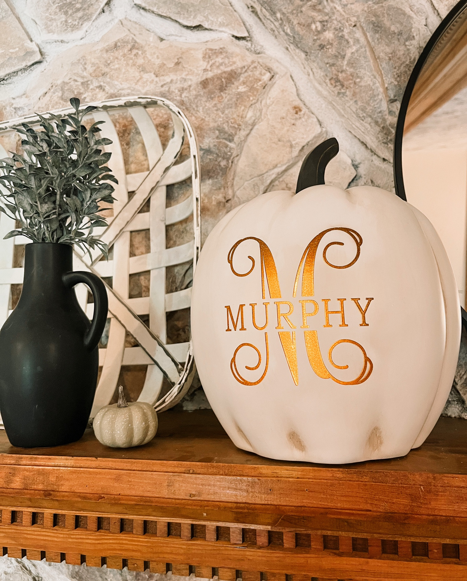 the perfect fall touch to my mantle! 🍂 check out Let’s Make Memories on Amazon for all of your personalized items! I love my personalized pumpkin with our family name & monogram! It has a timer as well, which is the best! linked below along with some similar items of my mantle decor! 

#LTKhome #LTKSeasonal #LTKHoliday