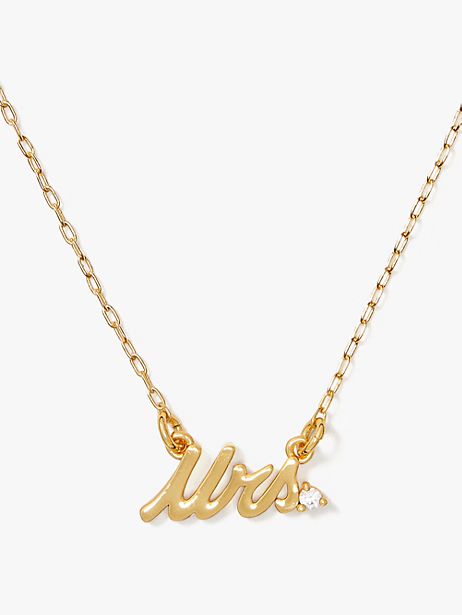 say yes mrs necklace | Kate Spade (US)
