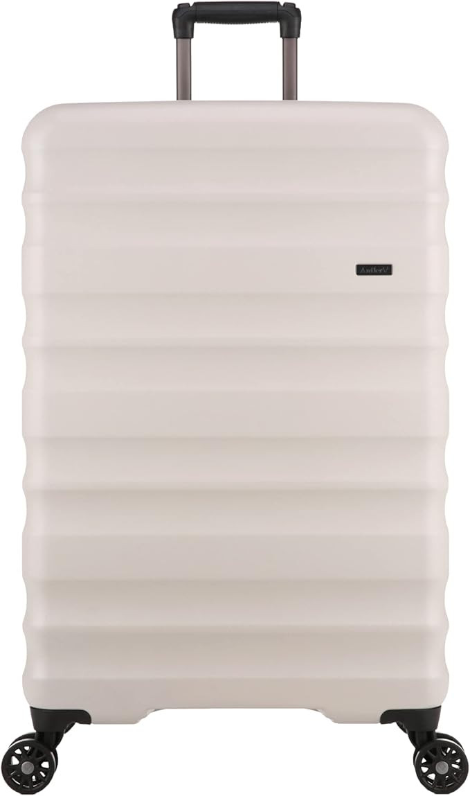 ANTLER - Large Suitcase - Clifton Luggage - Size Large, Beige- 132L, Lightweight Suitcase for Tra... | Amazon (UK)