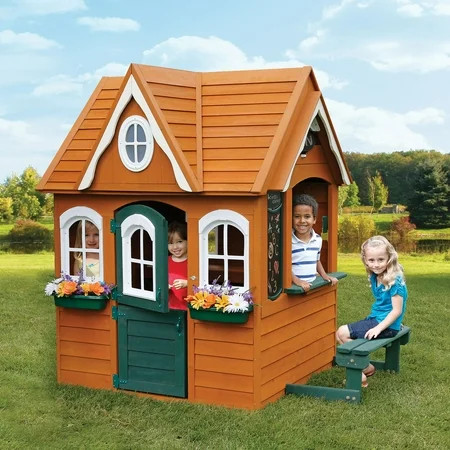 KidKraft Georgian Manor Wooden Playhouse | Walmart (US)