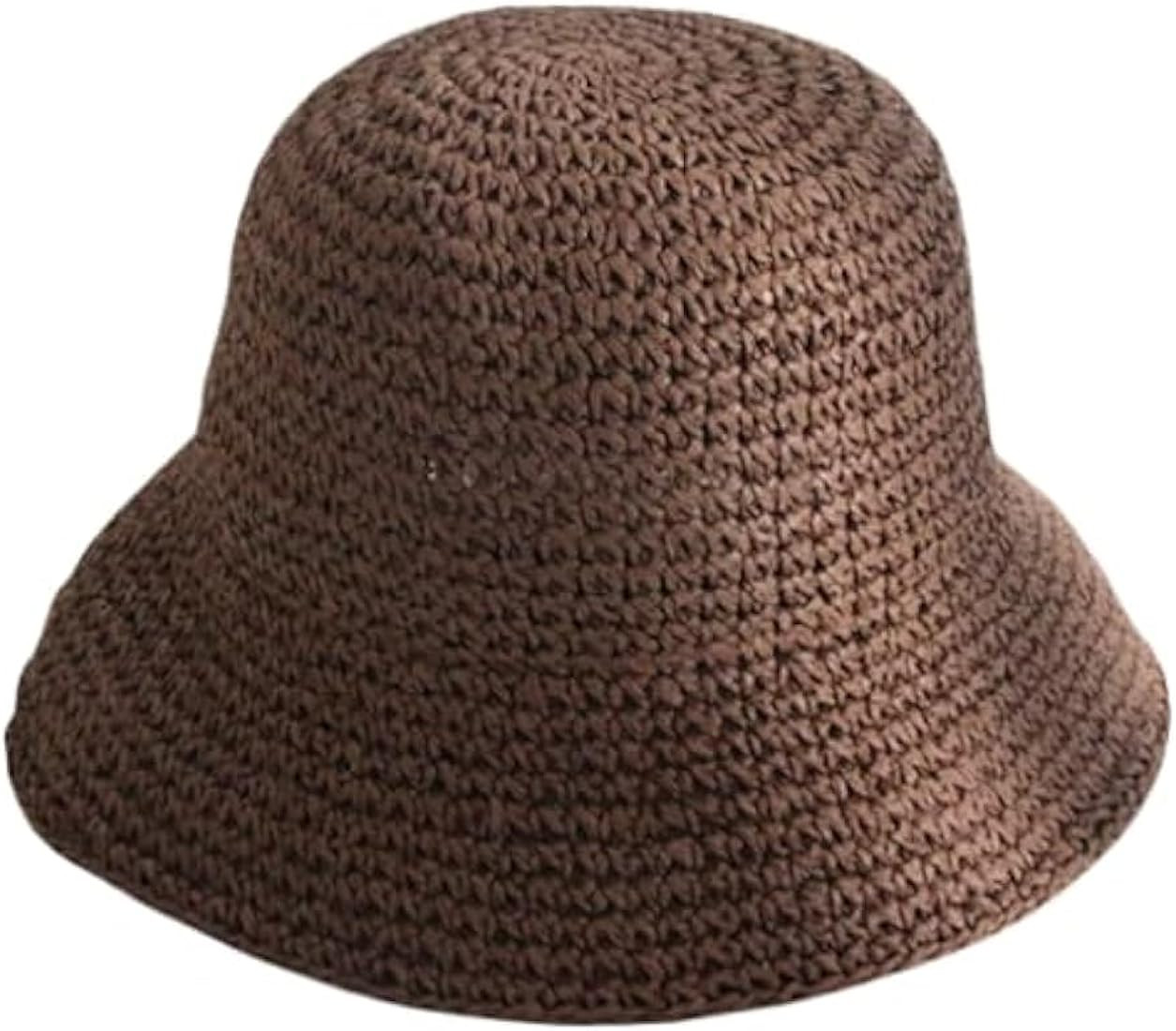 Sun Hat Beach Hat for Womens Summer Straw Hats Foldable Wide Brim Sun Hat Bucket Hat Travel Packa... | Amazon (US)