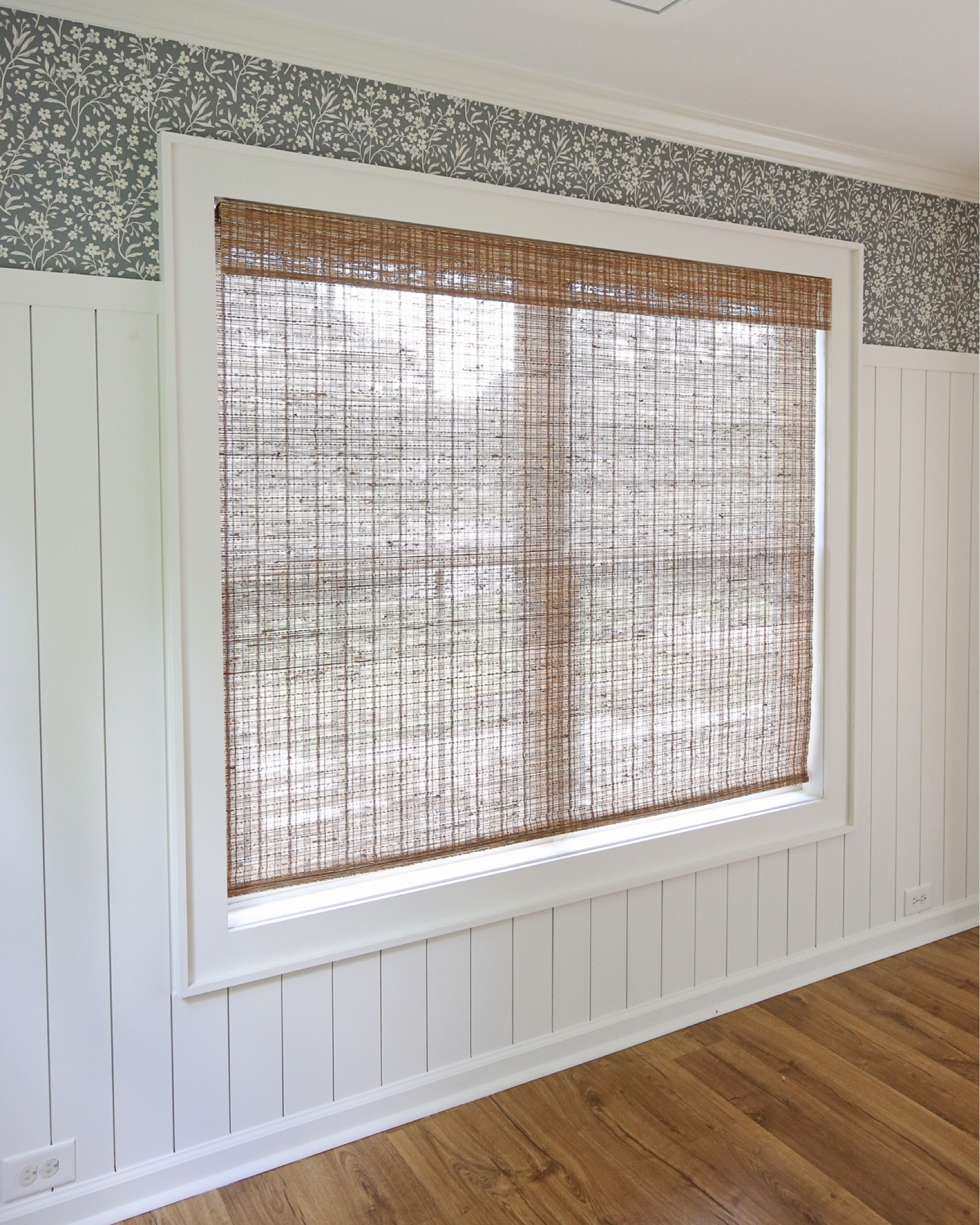 The bamboo blinds I installed in my dining room. Roman blind bamboo jute cordless Roman shade for windows.

#LTKHome