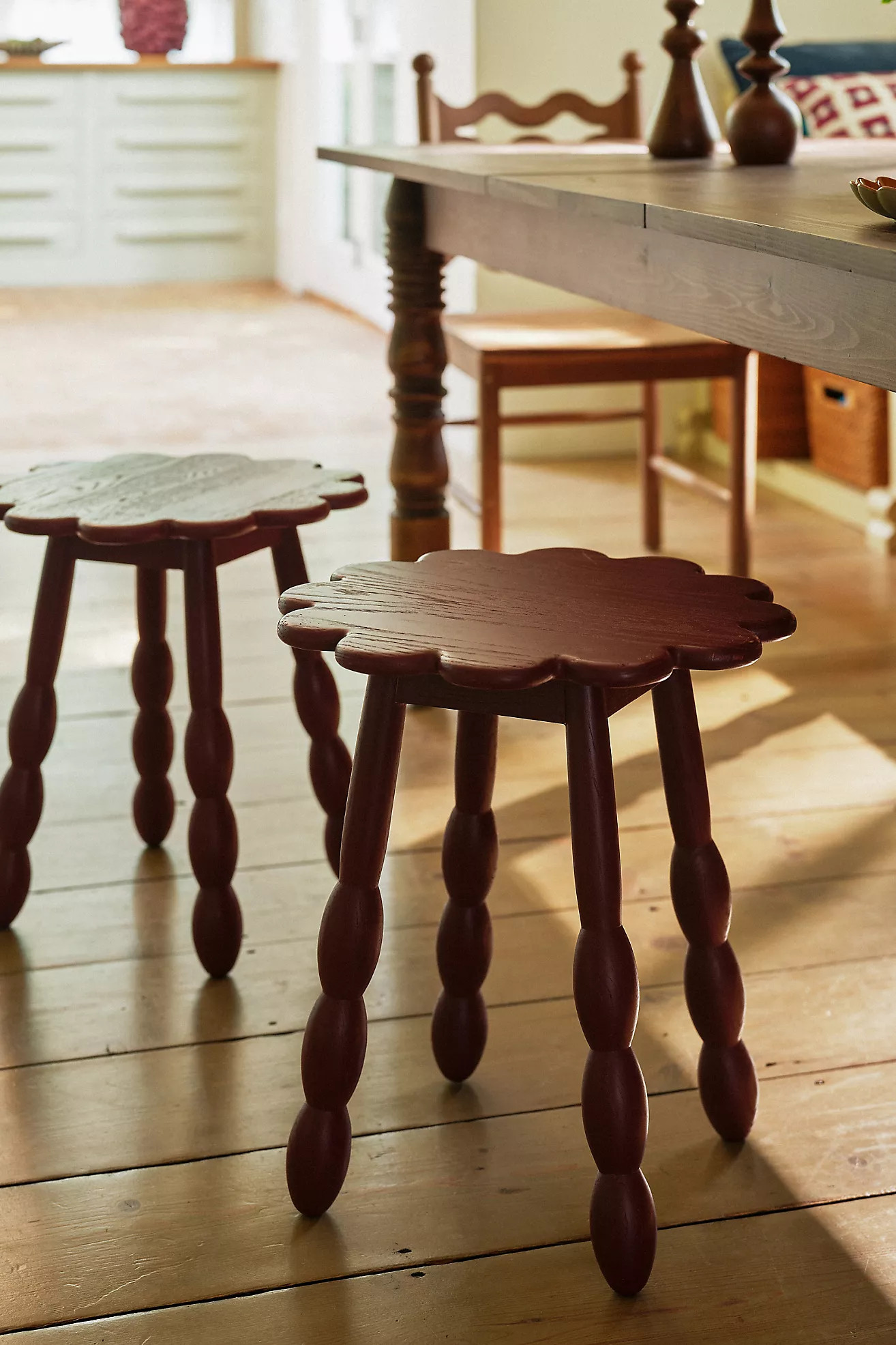 Fir Oak Dining Stool | Anthropologie (US)