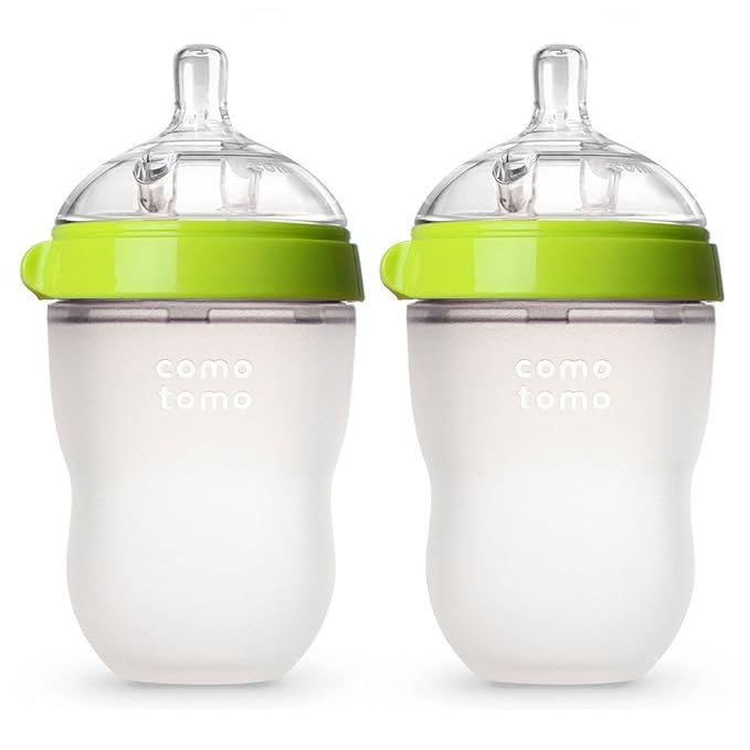 Comotomo Baby Bottle, Green, 8 oz (2 Count) | Amazon (US)