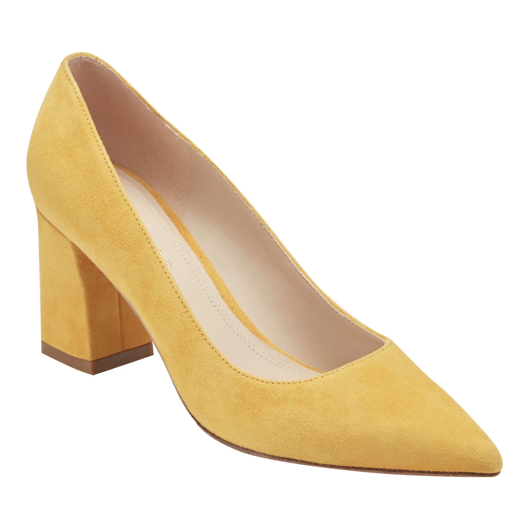 Zala Block Heel Pointy Toe Pump | Marc Fisher
