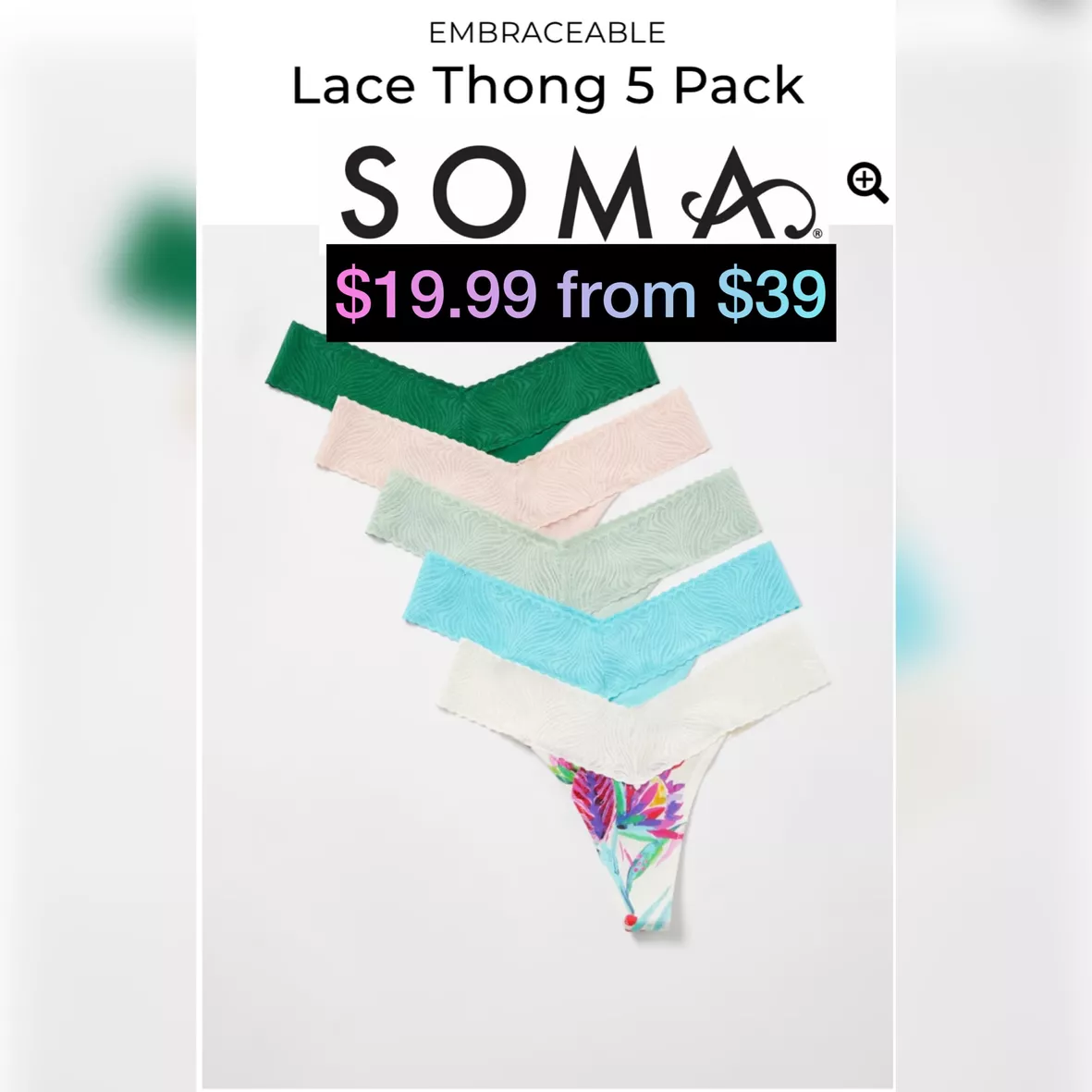 Lace Thong 5 Pack curated on LTK
