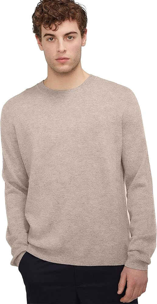 State Cashmere Essential Crewneck Sweater 100% Pure Cashmere Pullover Knitted Base Layer for Men | Amazon (US)