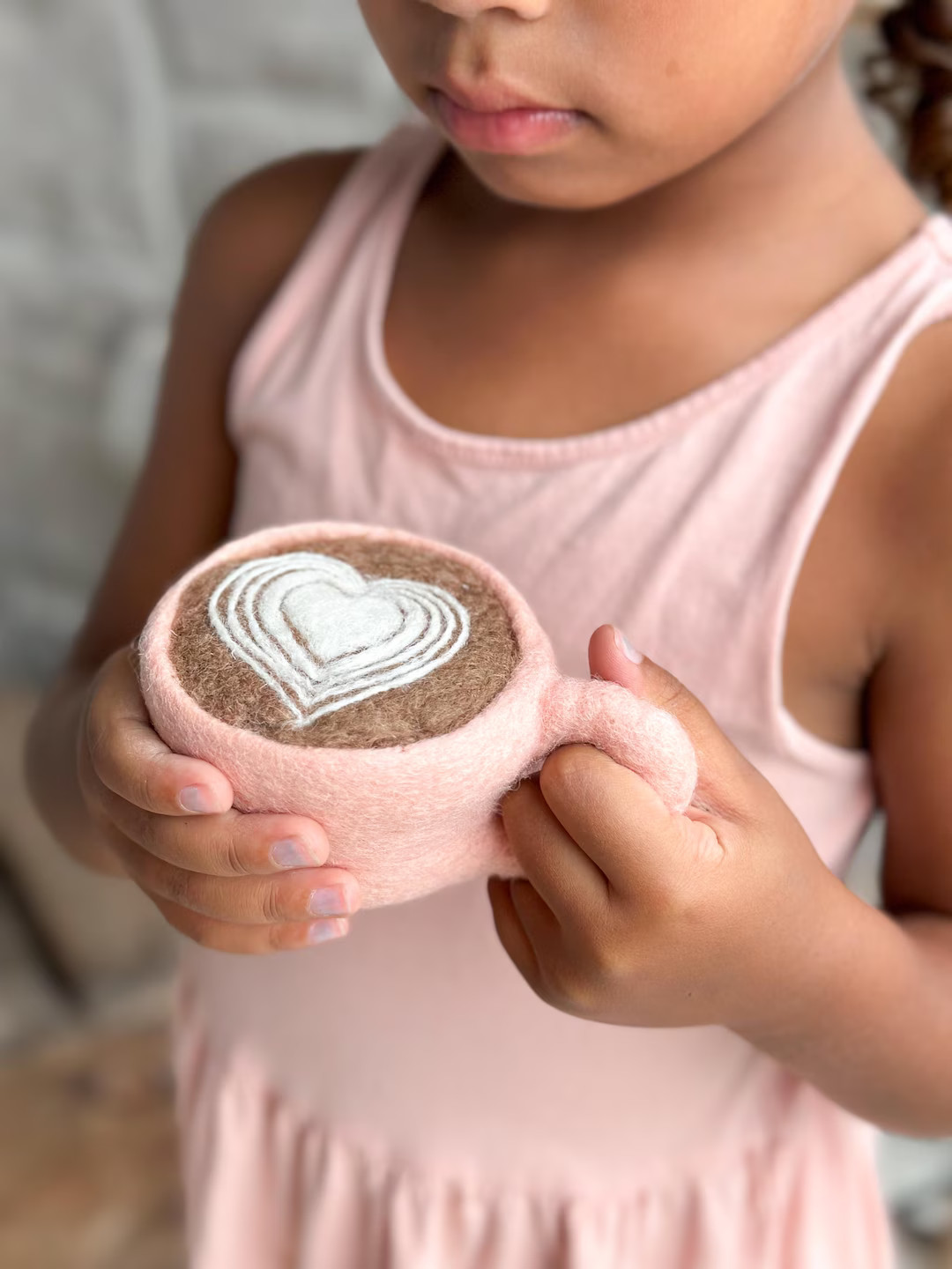 Felt Cofee / Latte Cup | Sensory Play, Summer Decor, Flisat Table, Christmas Toys, Felt Toys, Pre... | Etsy (US)