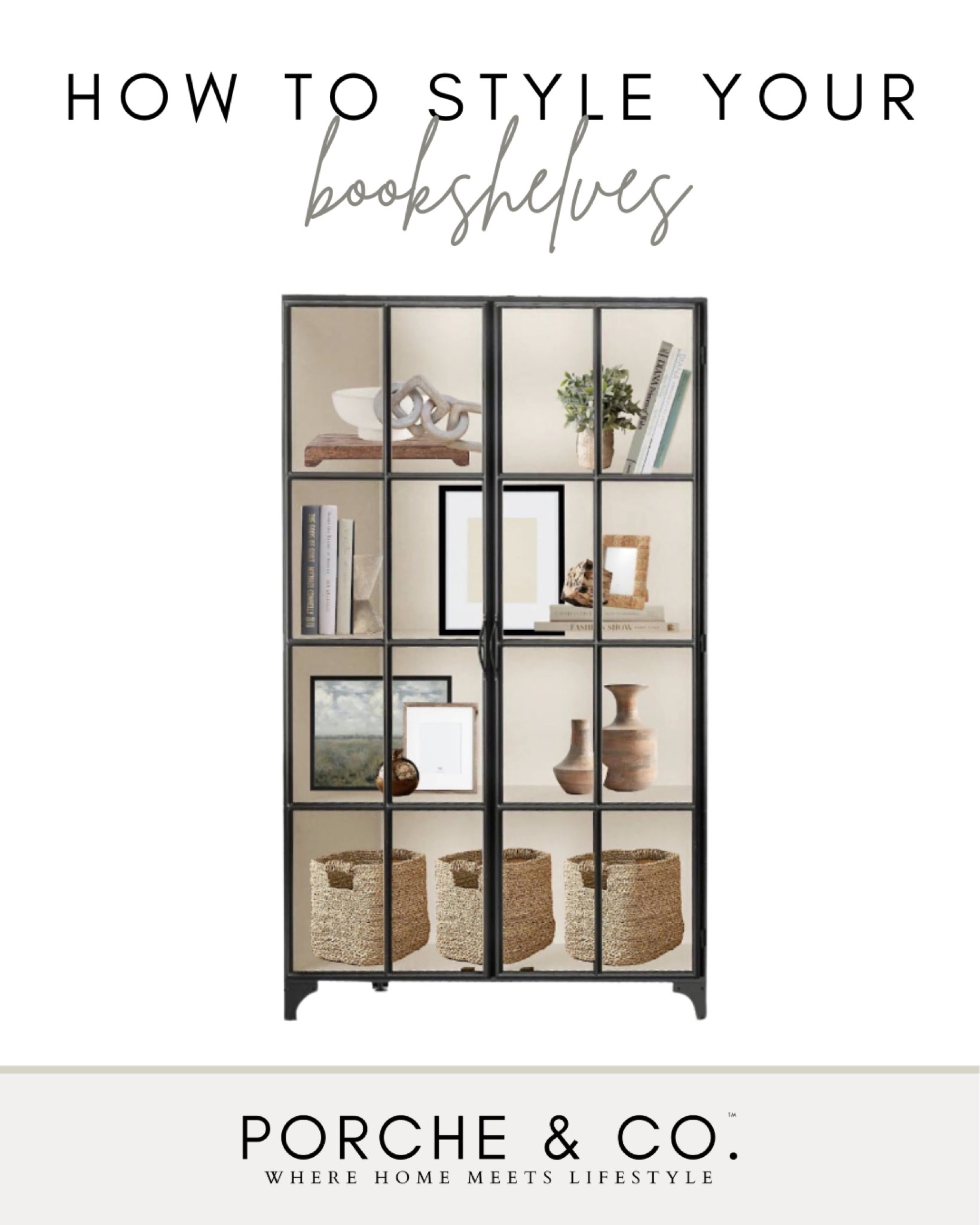 Bookshelf styling, coffee table books, decorative baskets, decorative objects, shelf decor, shelf styling #designtips #modernclassicstyle

#LTKSeasonal #LTKstyletip #LTKhome