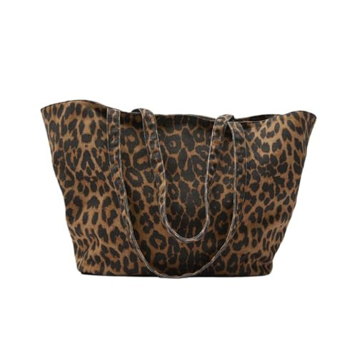 DOTITOY Leopard Print Tote Bag For Women - Large-capacity Single-shoulder Bag | Amazon (US)
