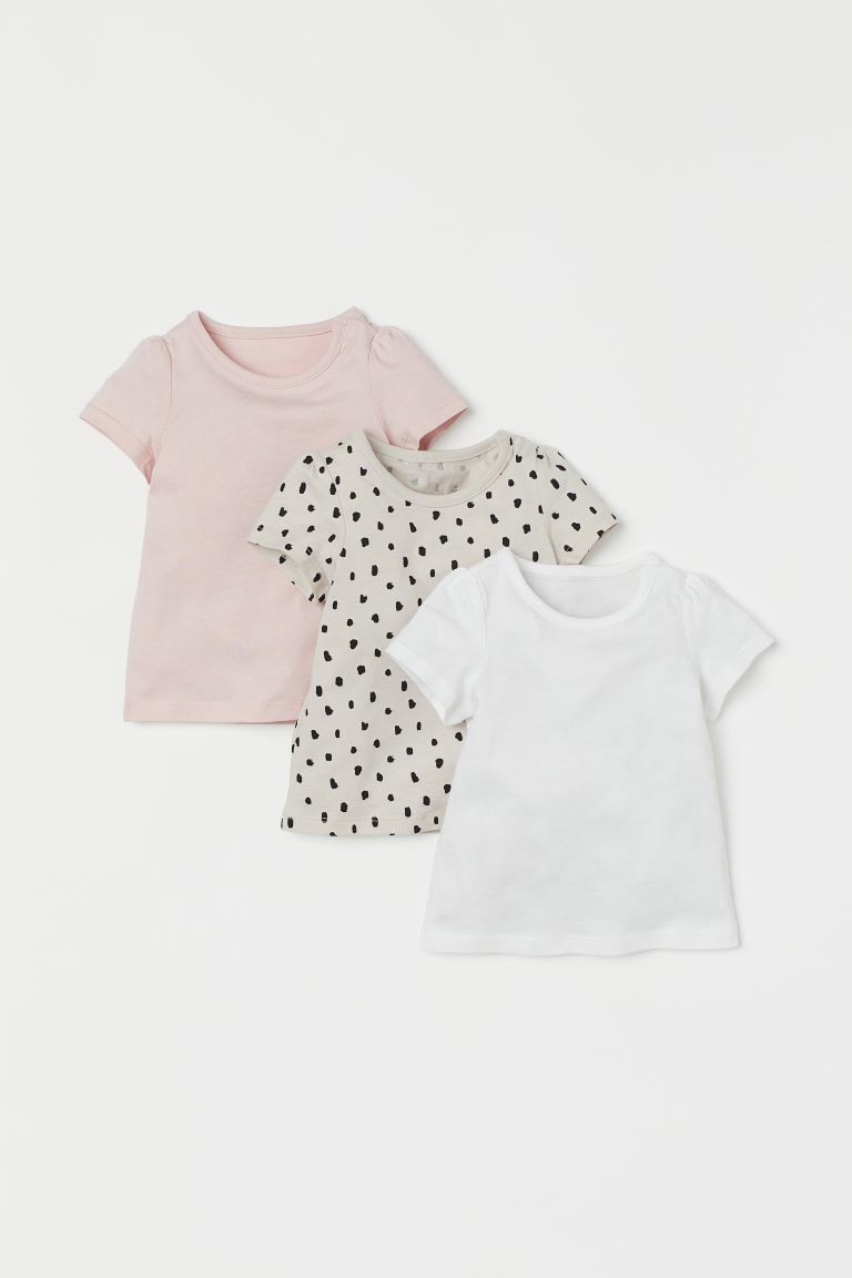 3-pack T-shirts | H&M (US + CA)