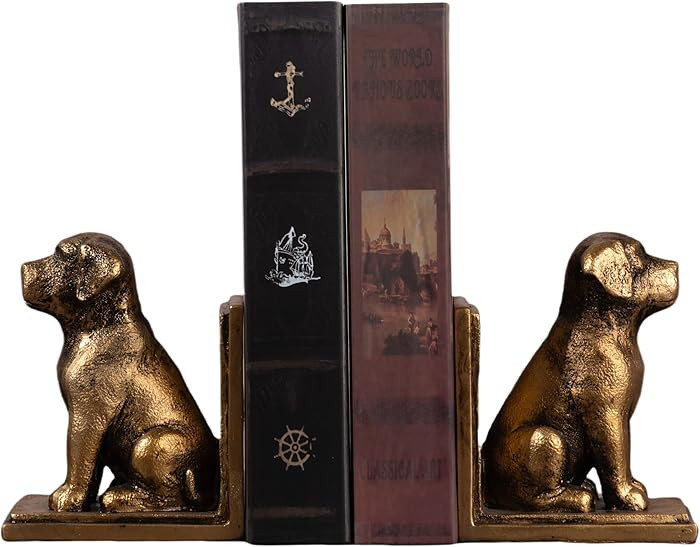 Book Ends for Shelves to Hold Books Heavy Duty,Decorative Bookend for Bookshelf D\u00e9cor,Cute A... | Amazon (US)