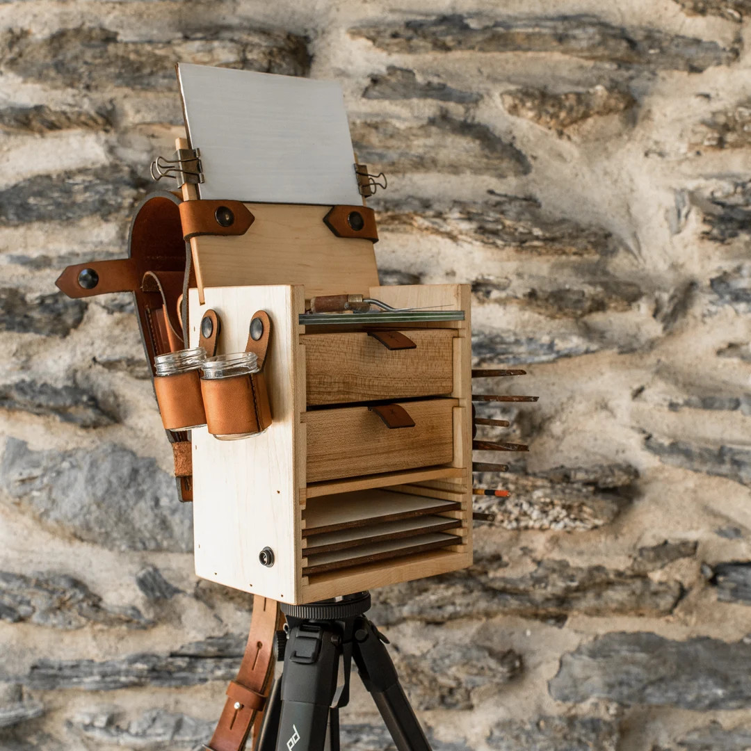 Scout Pochade Box for Oil + Acrylic Artists, Artist Box, Wood Easel Portable Studio by Peg and Aw... | Etsy (US)