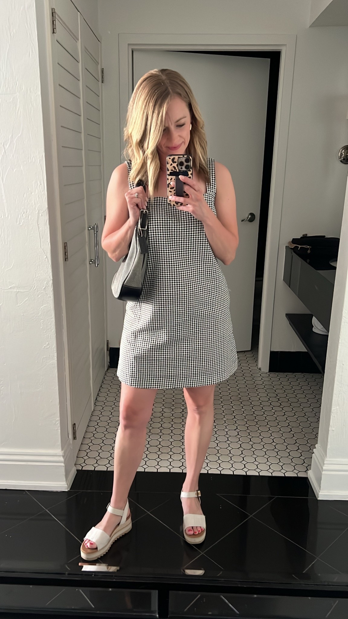 This was the perfect vacation dress!  Seeing gingham everywhere! 

#LTKFindsUnder50 #LTKSeasonal #LTKTravel