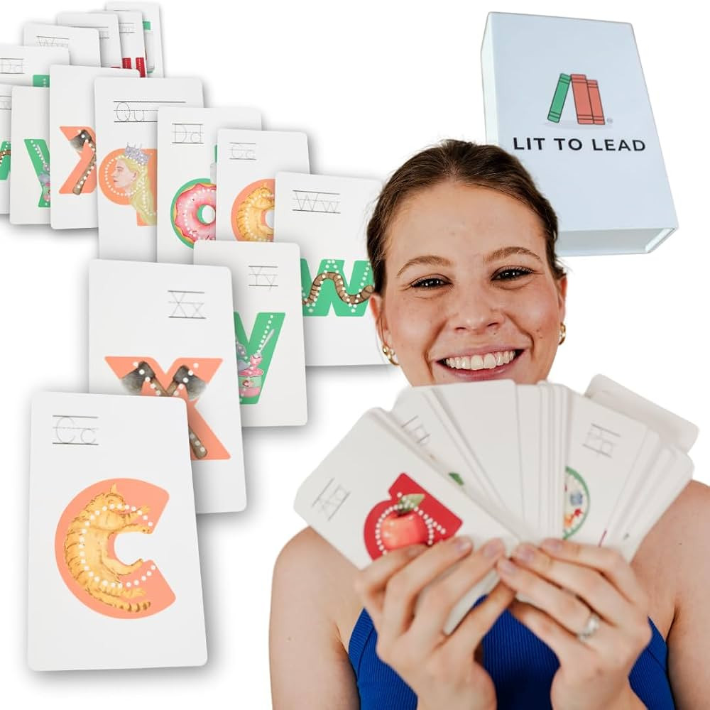 Lit Letters Flash Cards Official Lit to Lead Product | Learn Letter Sounds up to 2X Faster | Alph... | Amazon (US)