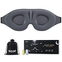 MZOO Luxury Sleep Eye Mask for Side Sleeper Men Women, Zero Eye Pressure 3D Sleeping Mask, Light ... | Amazon (US)