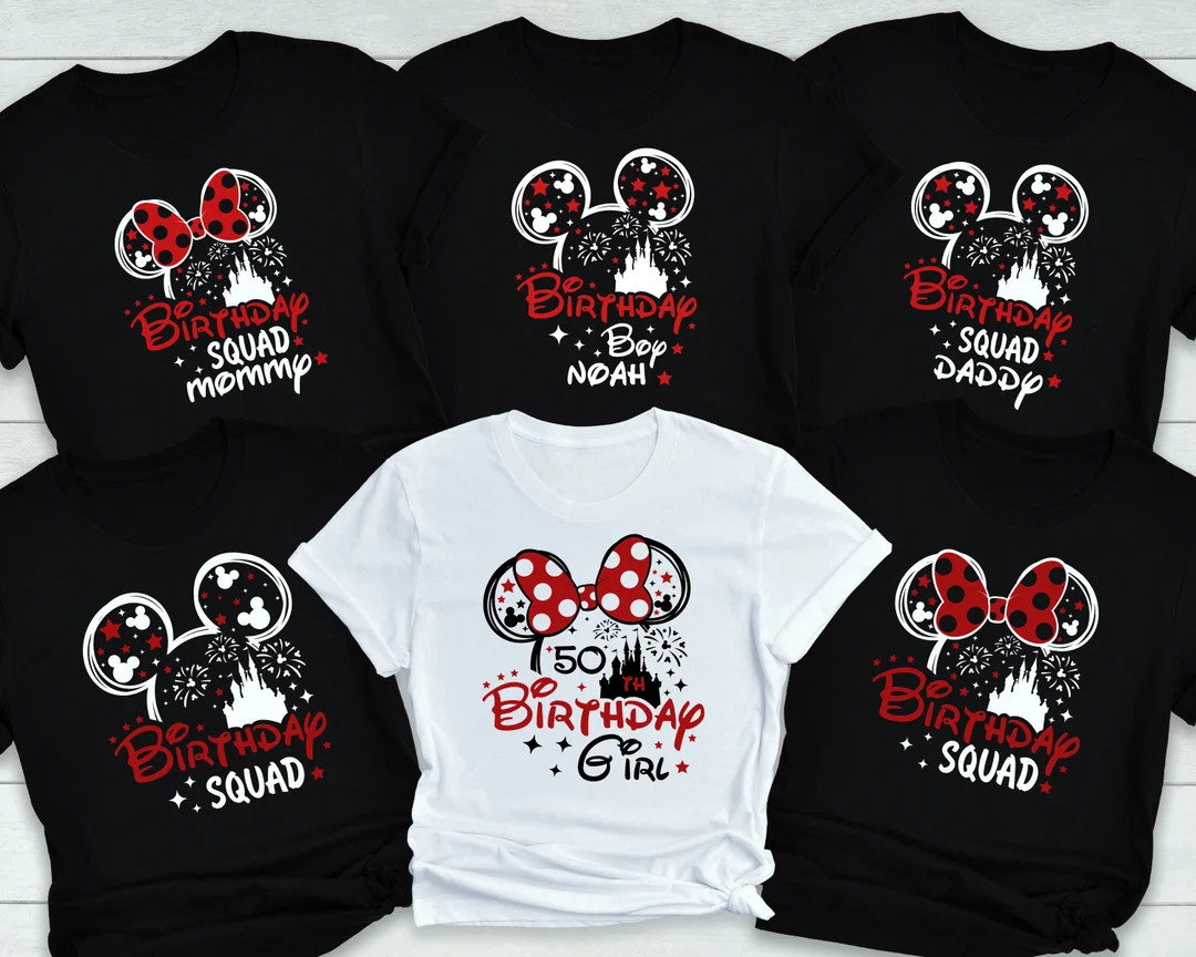 Disney Birthday Girl and Boy Shirt, Disney Birthday Family Shirt, Disney Trip 2026, Disney Birthd... | Etsy (US)