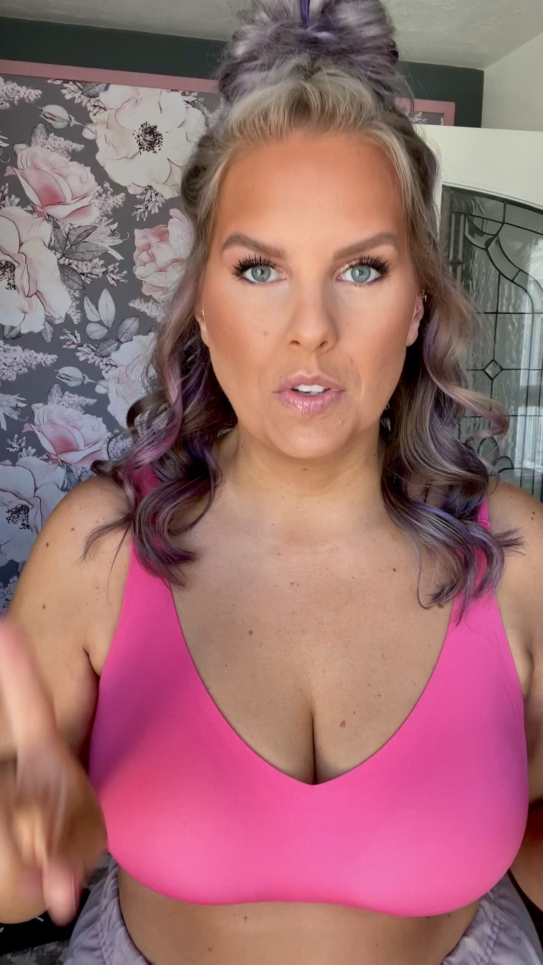 36DDD, wearing XL 
Comfelie Bralette 

#bra #bras #wireless #busty #bralette bra, bras, wireless bra, comfortable bra, underwire bra, no underwire bra, t-shirt bra, bra without padding, bra with padding, busty, bustier, large chested, large chest, thick, curvy bra, midsize bra, bra straps, comfortable bra straps, thick straps, extender, half sizes, D cup, DD cup, DDD cup, E cup, F cup, cup size, bralette 

#LTKVideo #LTKFindsUnder50 #LTKMidsize