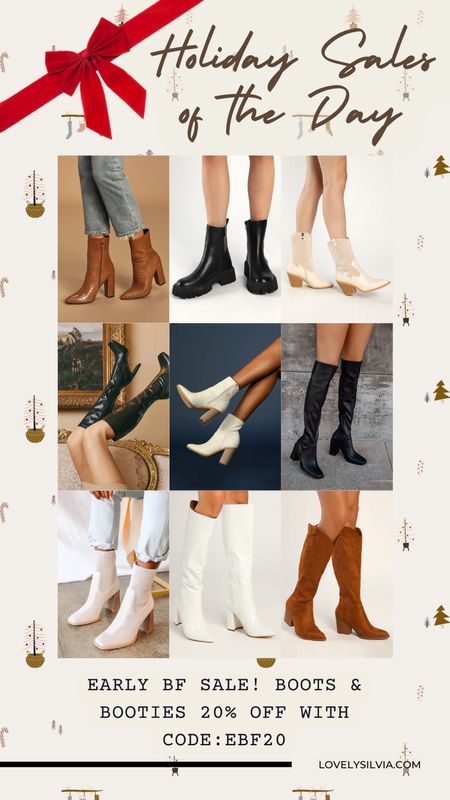 Early Black Friday sale! Boots & booties 20% off with code: EBF20

#LTKHoliday #LTKshoecrush #LTKunder50