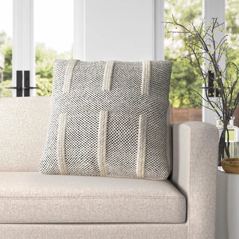 Joss & Main Sefarina Wool Blend Throw Square Pillow & Reviews | Wayfair | Wayfair North America