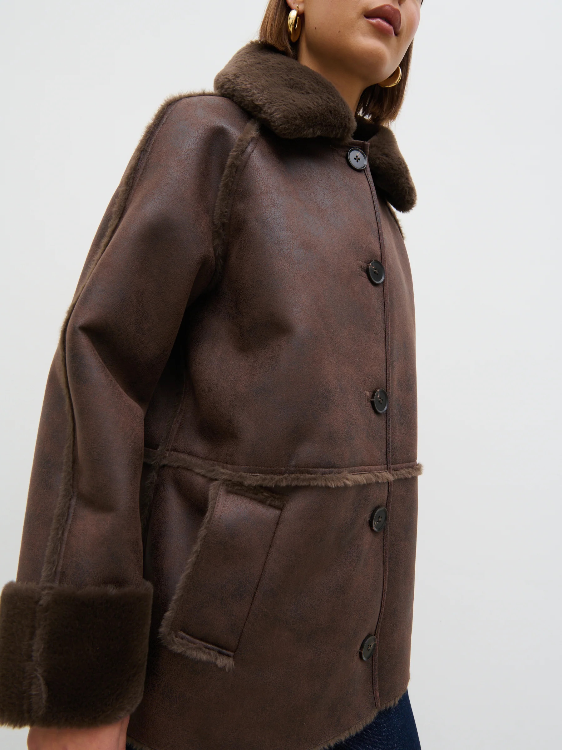 Sawyer Aviator Coat | Pretty Lavish (UK)