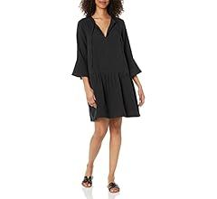 The Drop Women's Summer Gauze Bell Sleeve Mini Dress | Amazon (US)