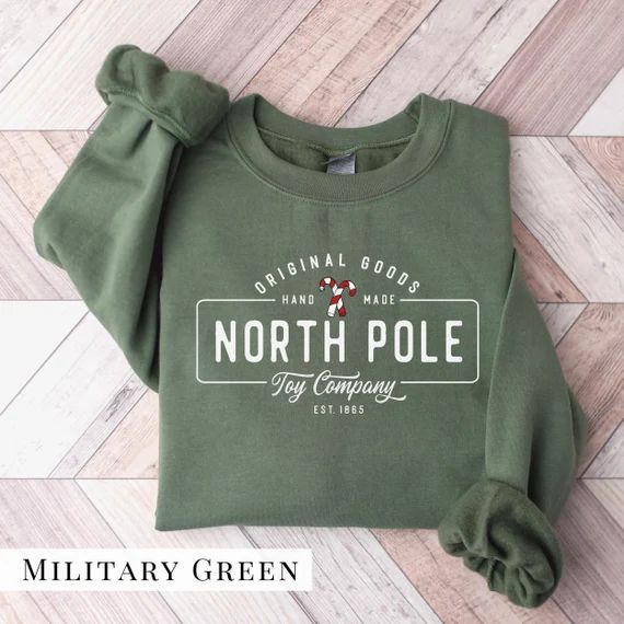 Vintage Christmas Sweatshirt. Youth  Toddler  Unisex North | Etsy | Etsy (US)