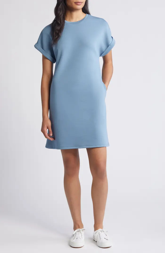 Caslon® Cuffed T-Shirt Dress | Nordstrom | Nordstrom