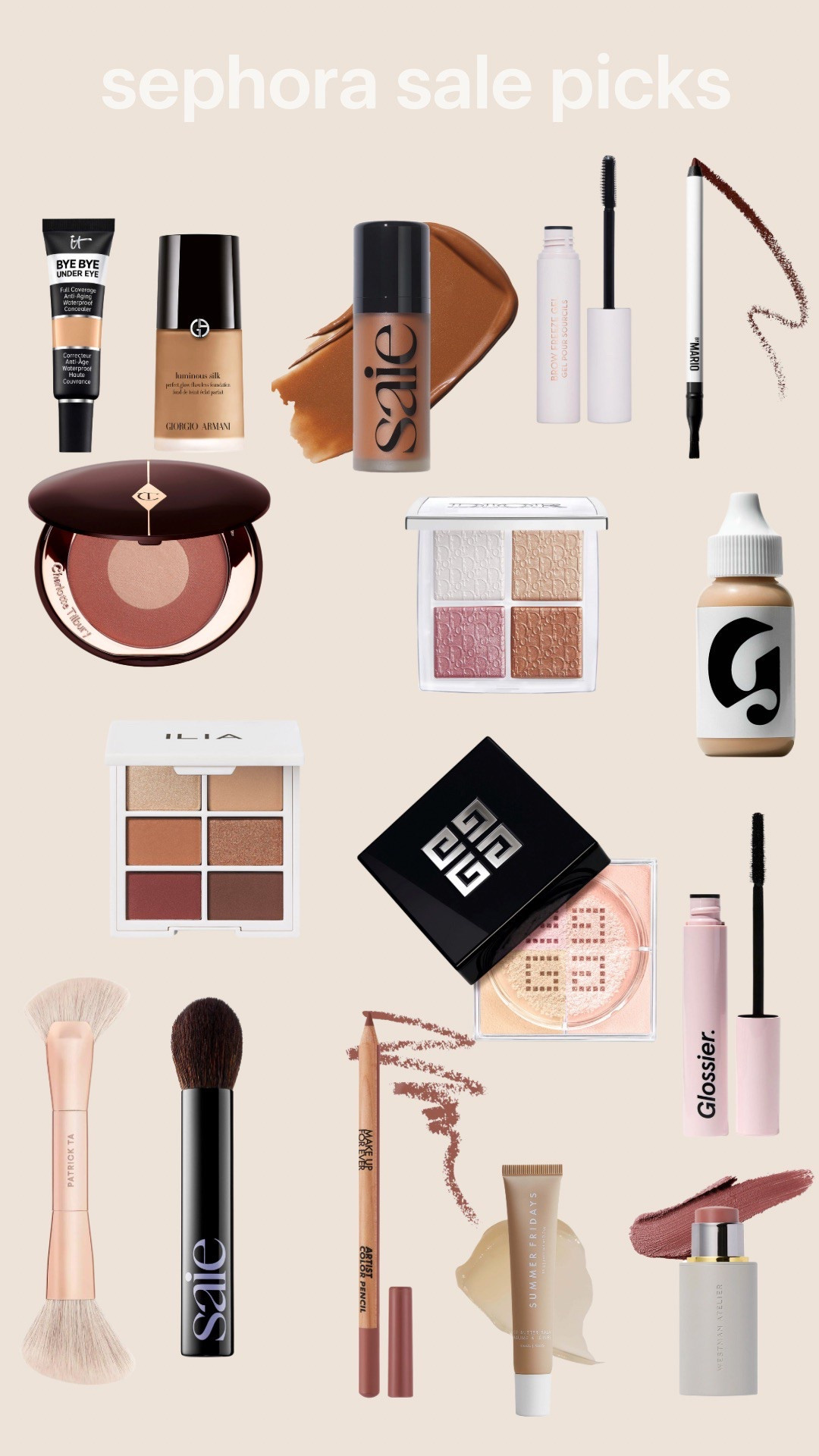 My picks for the Sephora sale 2025! All the makeup I use for a light look all the way to wedding makeup  

#LTKFestival #LTKBeauty #LTKSaleAlert