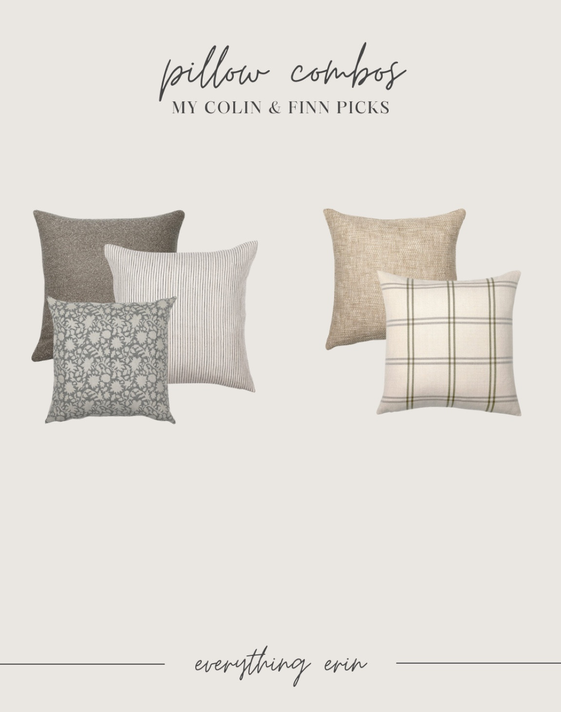 Colin and Finn throw pillow combo favorites

#LTKhome