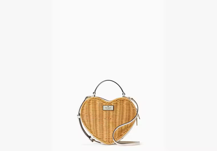 Love Shack Heart Wicker Crossbody | Kate Spade Outlet