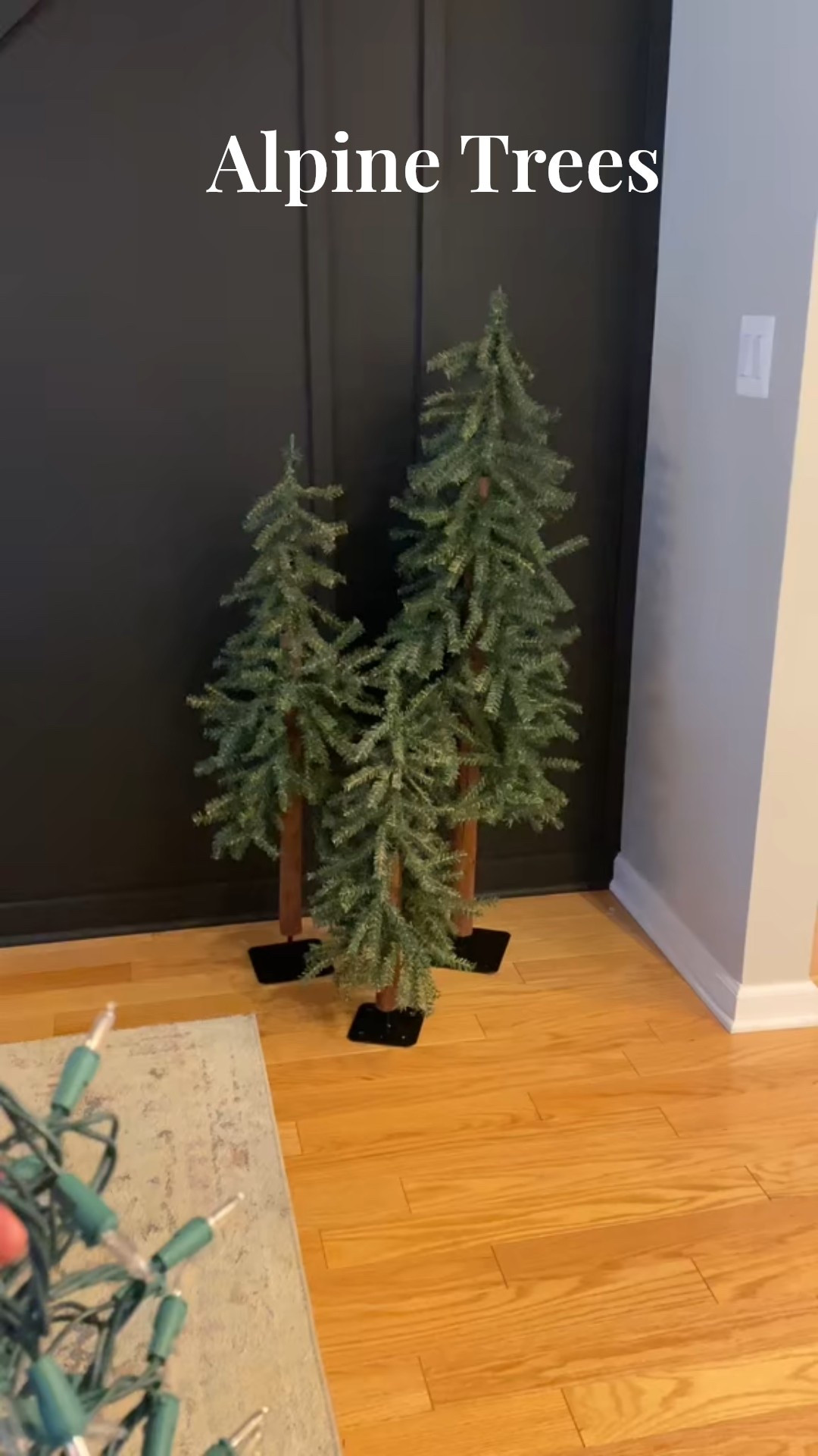 Adding cute little trees to every corner in my house! This is an easy way to cozy up your space and bring Christmas in. #alpinetree #downswepttree #flockedtree #smallchristmastree 

#LTKHome #LTKSeasonal #LTKHoliday