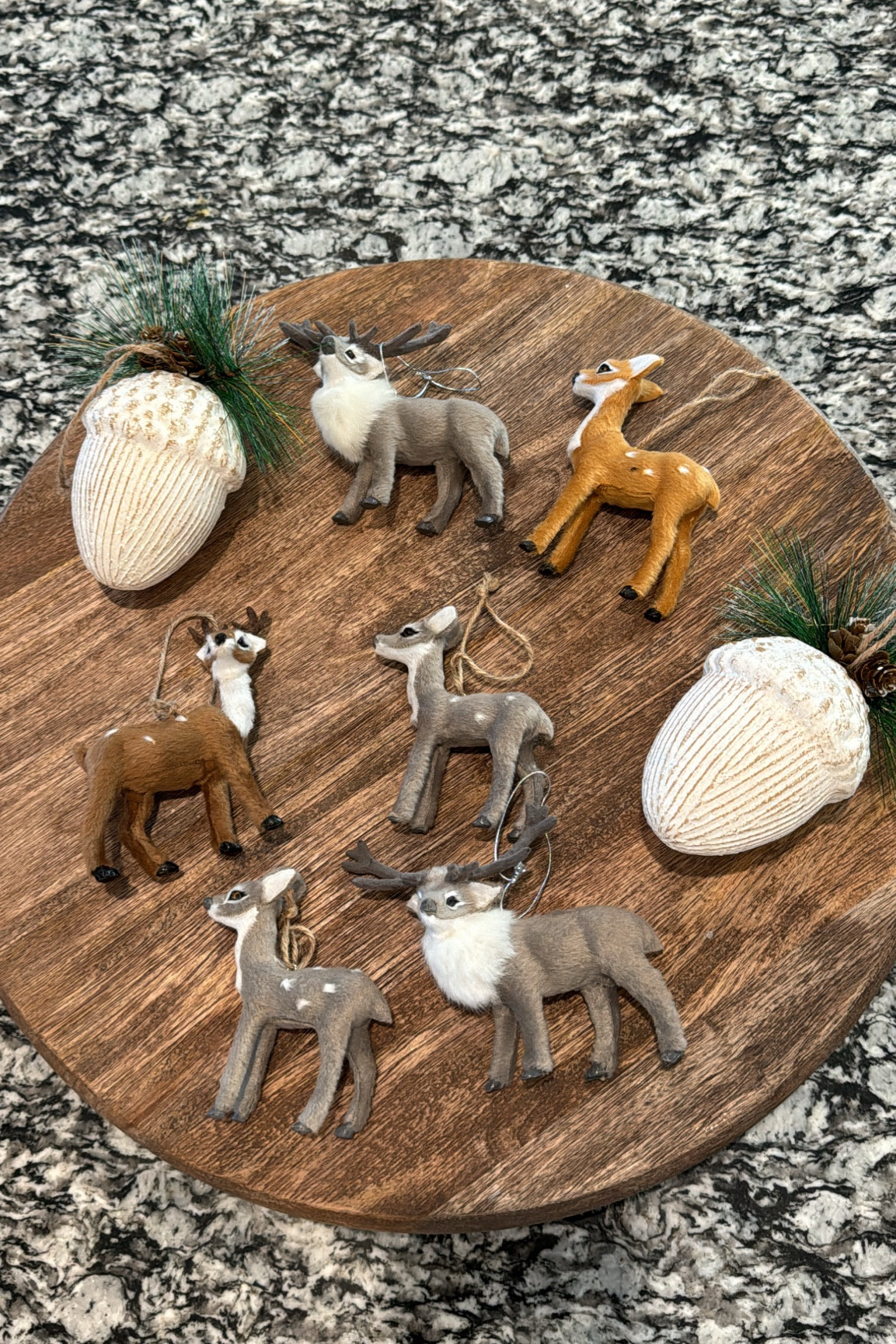 Woodland theme tree decor 🪵🎄 

#christmas #ornaments 

#LTKFindsUnder50 #LTKSeasonal #LTKHome