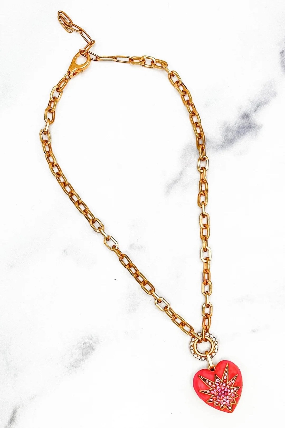 Elizabeth Cole
Heart of Tefiti Necklace

We're going to be honest with you: we wear this one almost every day. The Heart of Tefiti started as one of Stephanie's experiments — a puffy, crystal-studded heart on a gold chain

#LTKTravel #LTKWorkwear #LTKootd