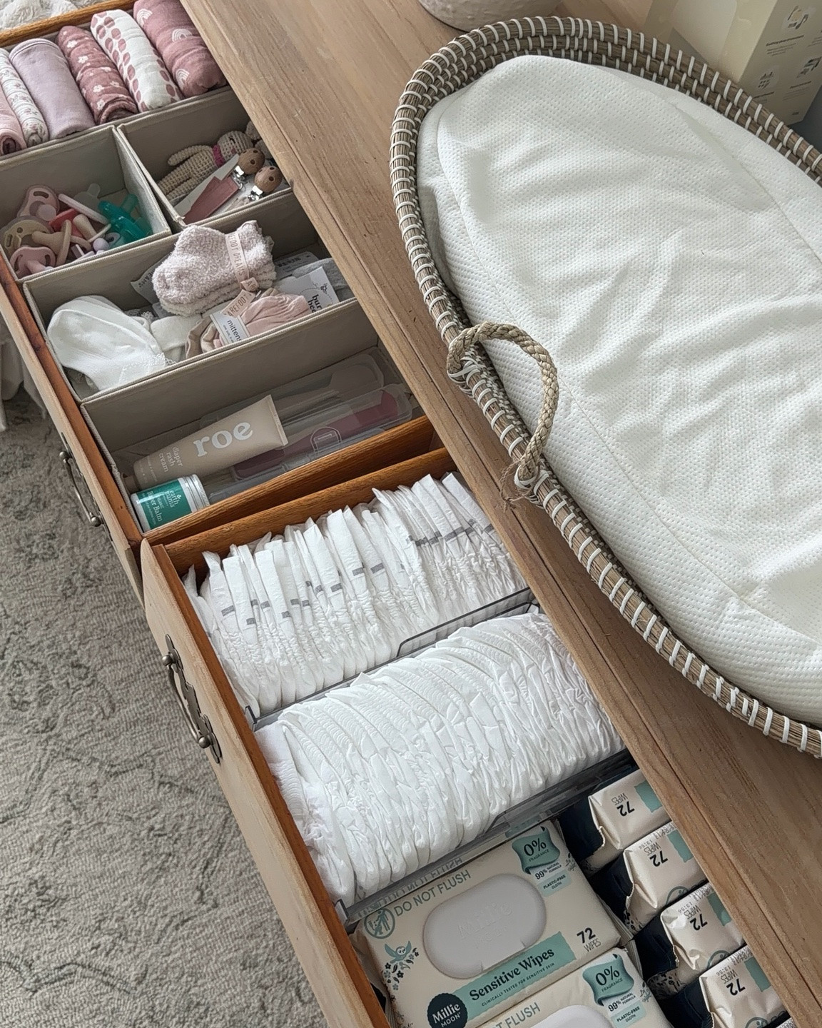 Nursery drawer organizers! I loveee these. Make sure to measure 🥰🫶🏼

#LTKmomlife #LTKBaby #LTKBump