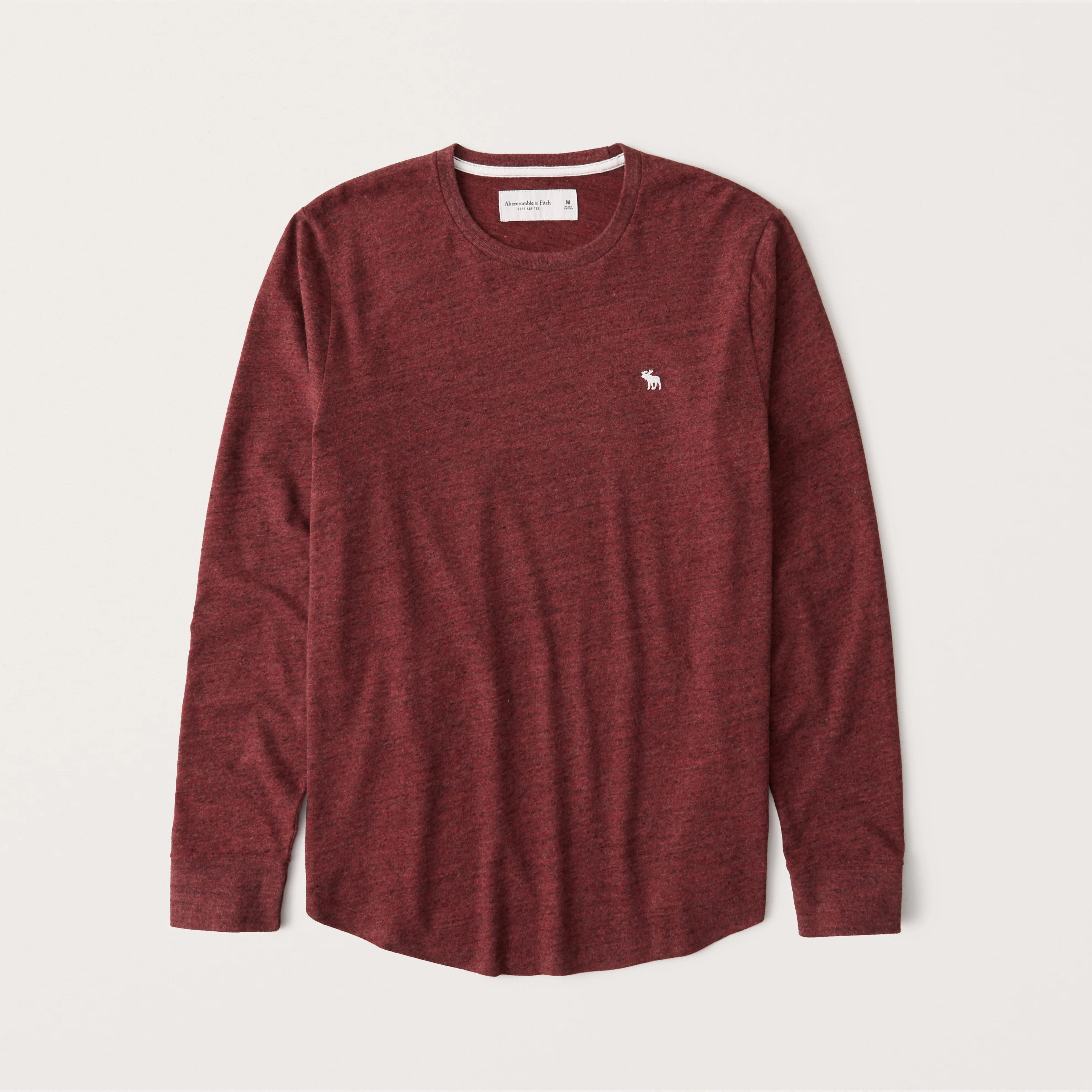 Long-Sleeve Icon Crew Tee | Abercrombie & Fitch (US)