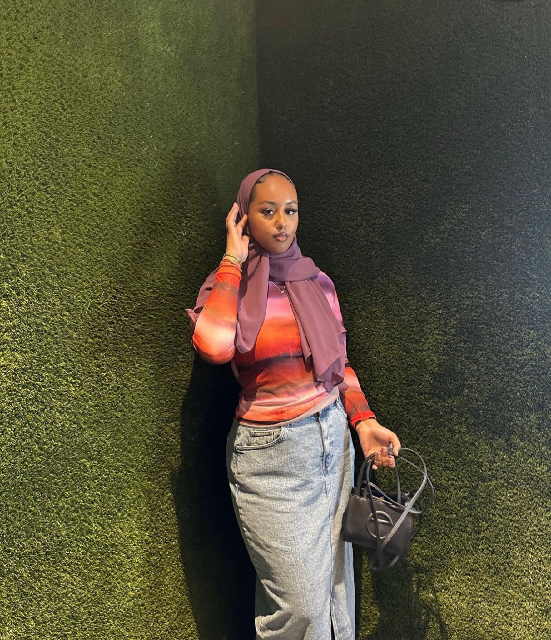 This maxi denim skirt > 