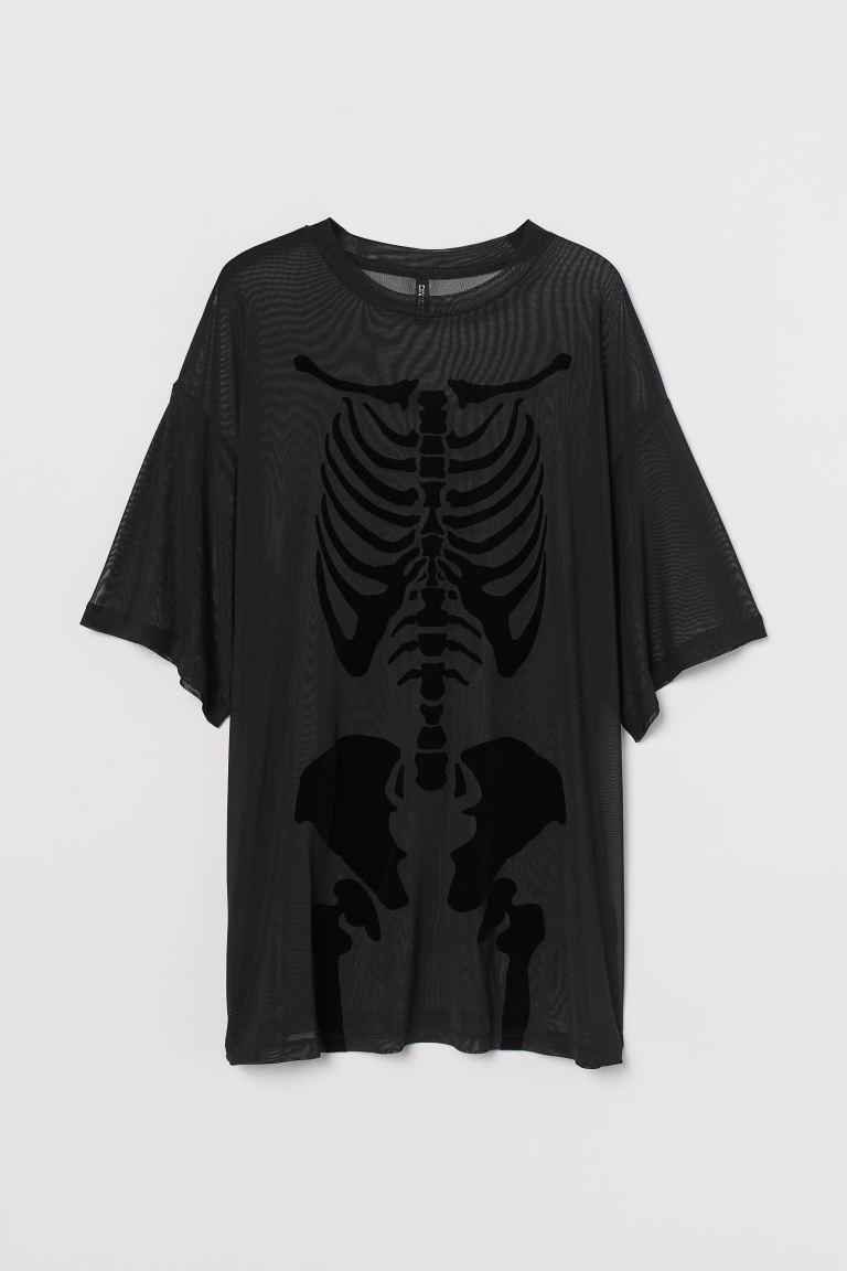 Oversized Mesh T-shirt | H&M (US + CA)