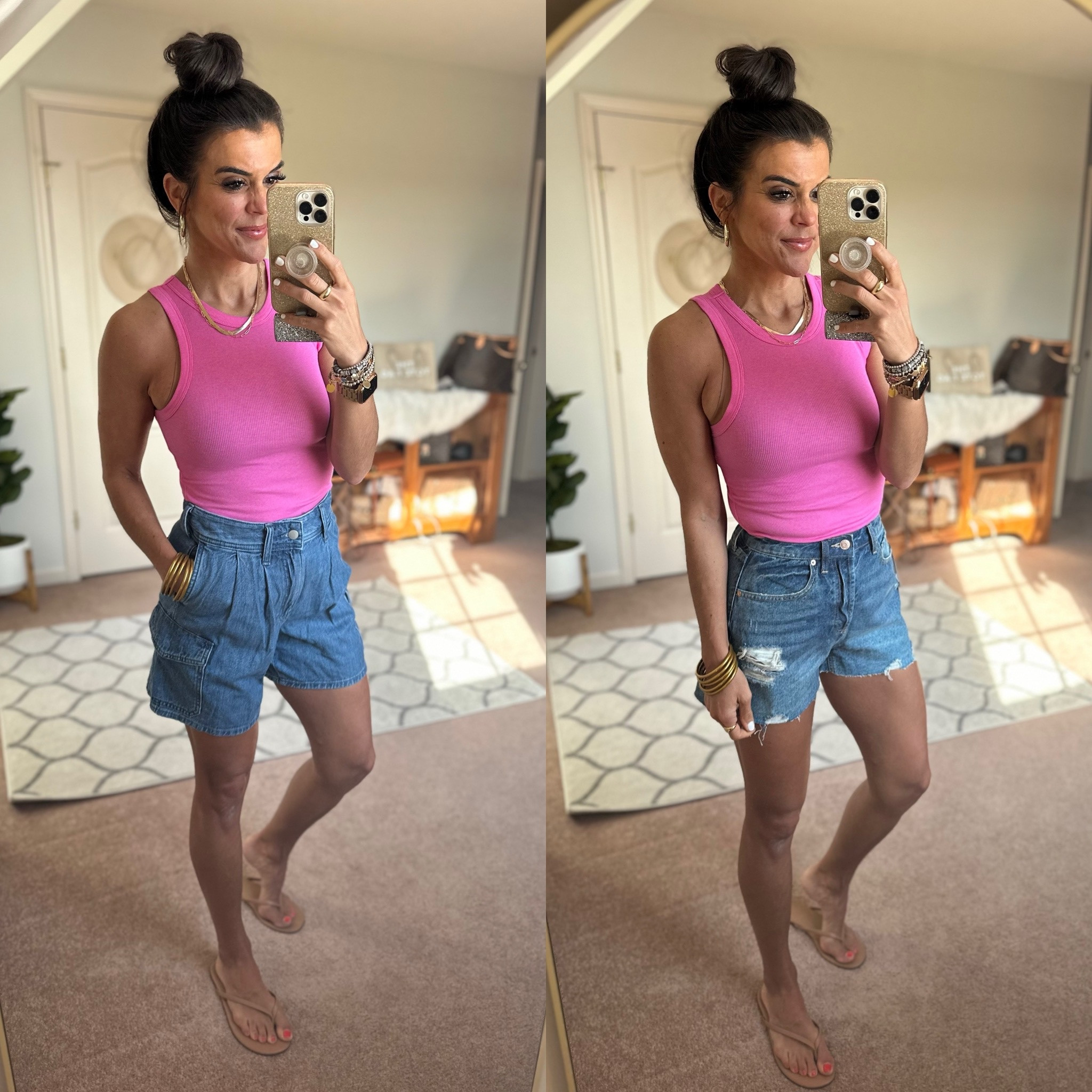 Target shorts on sale!! I’m wearing size 4 in both. Size xs in tank on sale! 

#LTKSeasonal #LTKFindsUnder100 #LTKStyleTip