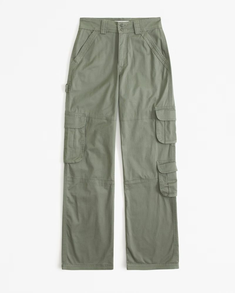 Women's Relaxed Cargo Pant | Women's Bottoms | Abercrombie.com | Abercrombie & Fitch (US)