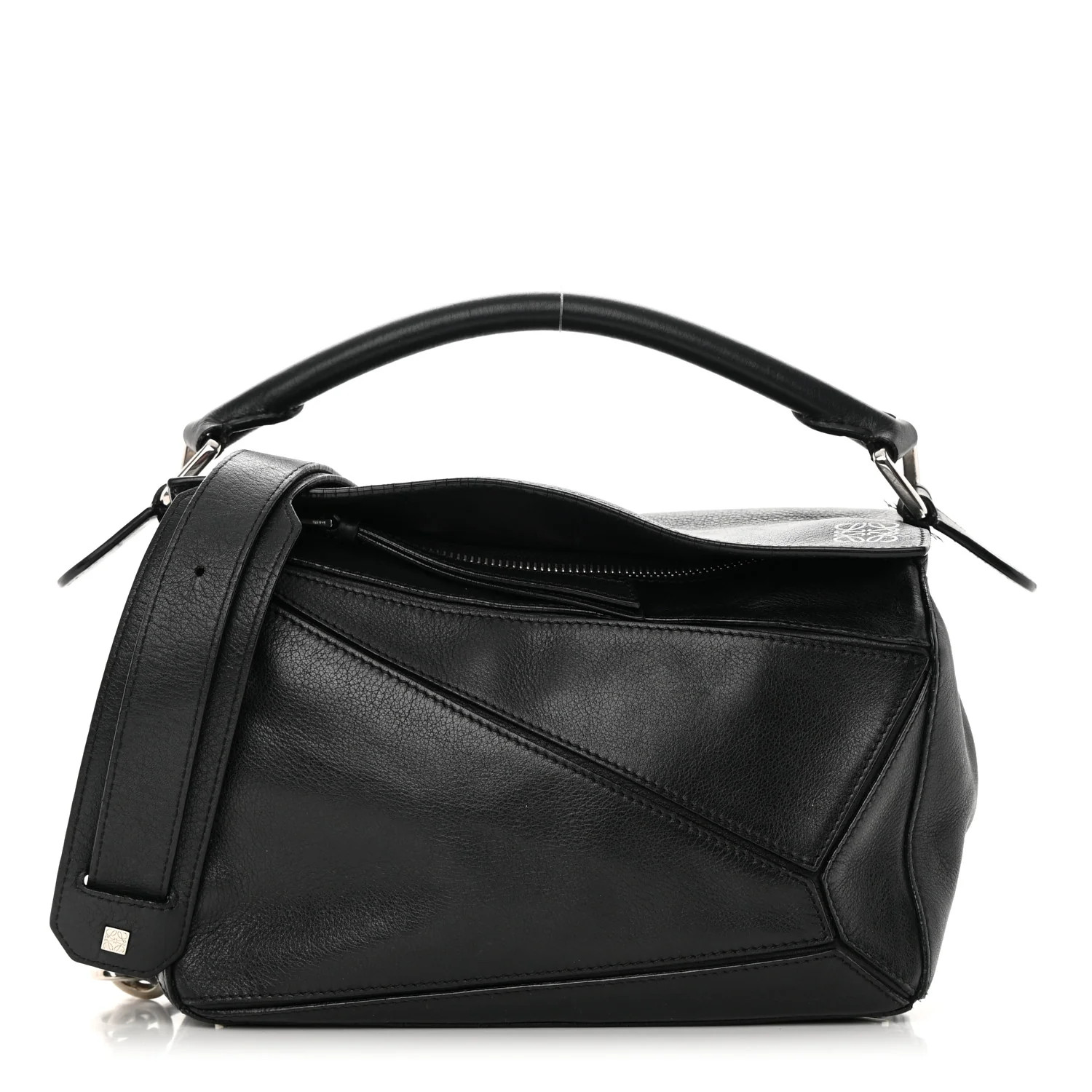 Calfskin Small Puzzle Bag Black | FASHIONPHILE (US)